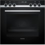 SIEMENS HE578BBS4 - FORNO DA INCASSO iQ500, NERO/ACCIAIO INOX, PIROLISI, ABBINABILE A INDUZIONE, 60 CM