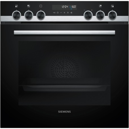 SIEMENS HE578BBS3 - FORNO DA INCASSO iQ500, NERO/ACCIAIO INOX, PIROLISI, ABBINABILE A PIANI ELETTRICI, 60 CM