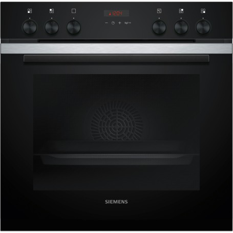 SIEMENS HE273ABS4 - FORNO DA INCASSO iQ300, NERO/ACCIAIO INOX, PIROLISI, ABBINABILE AI PIANI COTTURA A INDUZIONE, 60 CM