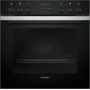 SIEMENS HE273ABS4 - FORNO DA INCASSO iQ300, NERO/ACCIAIO INOX, PIROLISI, ABBINABILE AI PIANI COTTURA A INDUZIONE, 60 CM