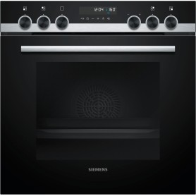 SIEMENS HE578BBS1 - FORNO DA INCASSO iQ500, NERO/ACCIAIO INOX, PIROLISI, CARRELLO COTTURA, ABBINABILE A PIANI A INDUZIONE, 60 CM
