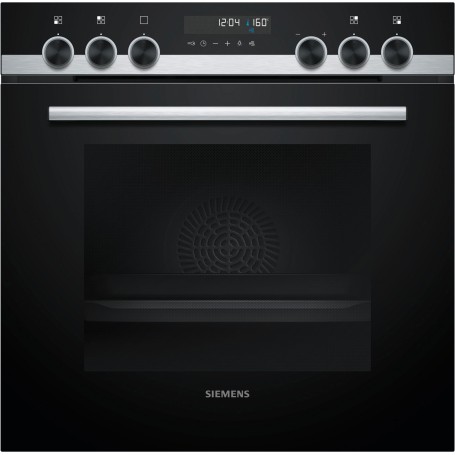 SIEMENS HE578BBS1 - FORNO DA INCASSO iQ500, NERO/ACCIAIO INOX, PIROLISI, CARRELLO COTTURA, ABBINABILE A PIANI A INDUZIONE, 60 CM