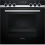 SIEMENS HE578BBS1 - FORNO DA INCASSO iQ500, NERO/ACCIAIO INOX, PIROLISI, CARRELLO COTTURA, ABBINABILE A PIANI A INDUZIONE, 60 CM