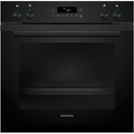 SIEMENS HE271ABB3 - FORNO DA INCASSO iQ300, DEEP BLACK INOX, PIROLISI, ABBINABILE A PIANI ELETTRICI, 60 CM