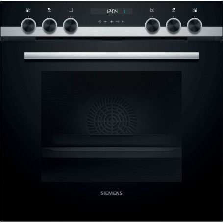 SIEMENS HE517BBS1 - FORNO DA INCASSO iQ500, NERO/ACCIAIO INOX, CARRELLO COTTURA, ABBINABILE A PIANI A INDUZIONE, 60 CM