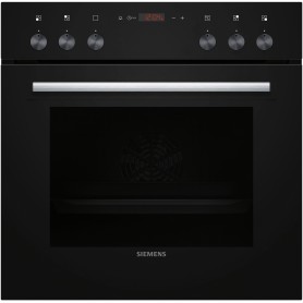 SIEMENS HE013FBB0 - FORNO DA INCASSO iQ100, NERO/ACCIAIO INOX, ABBINABILE A PIANI ELETTRICI, 60 CM