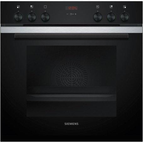 SIEMENS HE213ABS4 - FORNO DA INCASSO iQ300, NERO/ACCIAIO INOX, ABBINABILE AI PIANI COTTURA A INDUZIONE, 60 CM