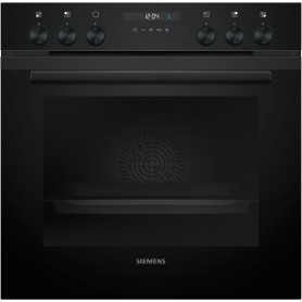 SIEMENS HE217GBB3 - FORNO DA INCASSO iQ500, DEEP BLACK INOX, ABBINABILE A PIANI COTTURA ELETTRICI, 60 CM