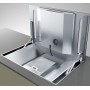 Baraldi DIAMOND FLEXI (01DIM02EBLF83) Piano cottura a induzione cm. 83 - con cappa integrata da 700 m3/h - vetroceramica nero