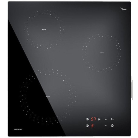Baraldi TRIO 45 (01PITRIO45) Piano cottura a induzione cm. 45 - vetroceramica nero
