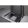 Baraldi DIAMOND LUXOR (01DIMLUXEBL83) Piano cottura a induzione cm. 83 con cappa integrata da 700 m3/h - vetro nero