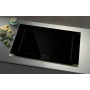 Baraldi DIAMOND LUXOR (01DIMLUXEBL83) Piano cottura a induzione cm. 83 con cappa integrata da 700 m3/h - vetro nero
