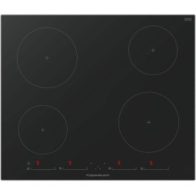 Kuppersbusch KI 6130.0 SE Piano cottura a induzione in vetroceramica nero con cornice Look acciaio da 60 cm