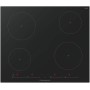 Kuppersbusch KI 6130.0 SE Piano cottura a induzione in vetroceramica nero con cornice Look acciaio da 60 cm