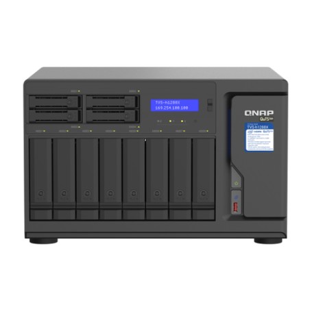 QNAP TVS-h1288X NAS Tower Collegamento ethernet LAN Nero (TVS-H1288X-W1250-16G) (TVS-h1288X-W1250-16G)