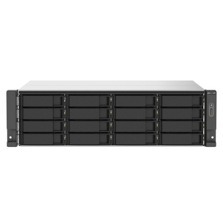 QNAP TS-1673AU-RP-16G server NAS e di archiviazione Armadio (3U) Collegamento ethernet LAN Nero, Grigio V1500 (TS-1673AU-RP-16G)