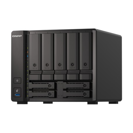 QNAP TS-H973AX-8G server NAS e di archiviazione Tower Collegamento ethernet LAN Nero V1500B (TS-H973AX-8G) (TS-h973AX-8G)