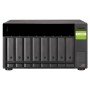 QNAP TL-D800C contenitore di unità di archiviazione Box esterno HDD/SSD Nero, Grigio 2.5/3.5" (TL-D800C)