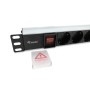 Equip 333293 unità di distribuzione dell'energia (PDU) 8 presa(e) AC 1U Nero, Argento (333293)