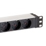 Equip 333293 unità di distribuzione dell'energia (PDU) 8 presa(e) AC 1U Nero, Argento (333293)