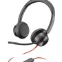 POLY Blackwire 8225 Cuffie Padiglione auricolare USB tipo A Nero (214406-01)