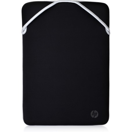 HP Reversible Protective 14.1-inch Silver Laptop Sleeve borsa per notebook 35,8 cm (14.1") Custodia a tasca Nero (2F2J1AA)