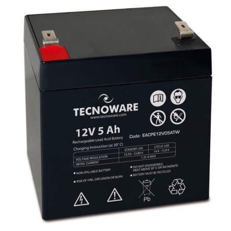 Tecnoware 5Ah Lead Acid Acido piombo (VRLA) 12 V (EACPE12V05ATWB)