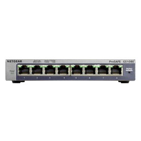 NETGEAR GS108E Gestito Gigabit Ethernet (10/100/1000) Nero (GS108E-300PES)
