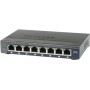 NETGEAR GS108E Gestito Gigabit Ethernet (10/100/1000) Nero (GS108E-300PES)