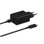 Samsung Caricabatterie Super Fast Charging 45W EP-T4510, Porta USB-C (con Cavo), Nero (EP-T4510XBEGEU)