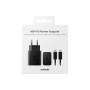 Samsung Caricabatterie Super Fast Charging 45W EP-T4510, Porta USB-C (con Cavo), Nero (EP-T4510XBEGEU)