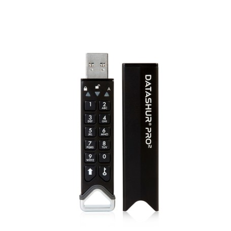 iStorage datAshur PRO2 unità flash USB 128 GB USB tipo A 3.2 Gen 1 (3.1 Gen 1) Nero (IS-FL-DP2-256-128)