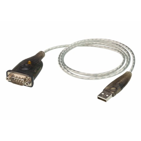 ATEN UC232A1-AT cavo seriale Nero, Metallico 1 m RS-232 (UC232A1-AT)