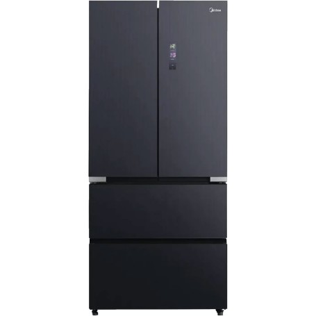 MIDEA MDRF705BIE70 Side by side Total NoFrost 191 X 83,3 cm frontale in vetro nero