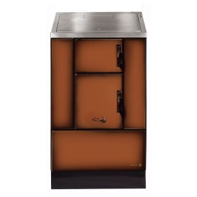 Stufa a carbone Wamsler K150, castagno