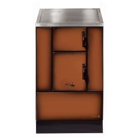 Stufa a carbone Wamsler K150, castagno