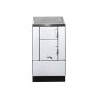 Stufa a carbone e legna Wamsler K150, bianca