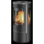 Fireplace camino Amarant Glas K6240 5kW con pannelli di visualizzazione