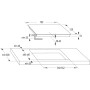 Gorenje IS730BSC Piano cottura a induzione autosufficiente, larghezza 70 cm, TouchControl