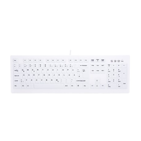 CHERRY AK-C8100F-U1-W/GE tastiera USB QWERTZ Tedesco Bianco (AK-C8100F-U1-W/GE)