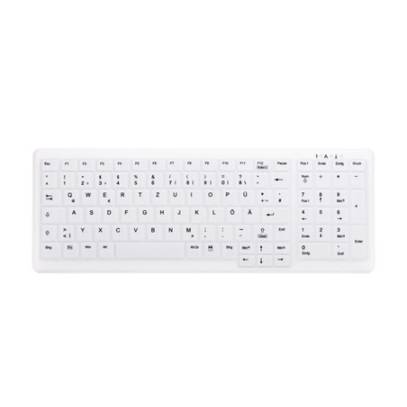 CHERRY AK-C7000 tastiera RF Wireless QWERTZ Tedesco Bianco (AK-C7000F-FU1-W/GE)