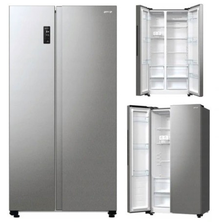 Gorenje NRS918EMX frigorifero side-by-side Libera installazione 508 L E Acciaio inossidabile (20004025)