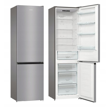 Gorenje NRK6202ES4 frigorifero con congelatore Libera installazione 331 L E Grigio (NRK6202ES4)