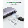Ugreen 80133 hub di interfaccia USB 3.2 Gen 1 (3.1 Gen 1) Type-C 5000 Mbit/s Grigio (80133)