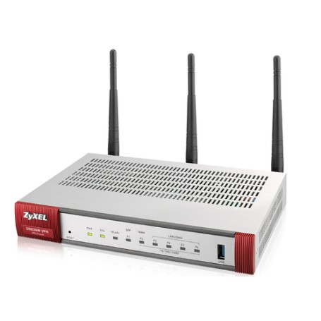 Zyxel USG20W-VPN-EU0101F router wireless Gigabit Ethernet Dual-band (2.4 GHz/5 GHz) Grigio, Rosso (USG20W-VPN-EU0101F)