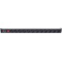 Intellinet 714044 unità di distribuzione dell'energia (PDU) 12 presa(e) AC 1U Nero (714044)