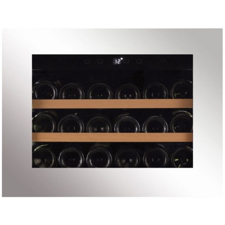 Dunavox Glance 18, frigorifero per vino, acciaio inossidabile, DAVG-18.46SS.TO