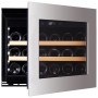 Dunavox Glance 18, frigorifero per vino, acciaio inossidabile, DAVG-18.46SS.TO