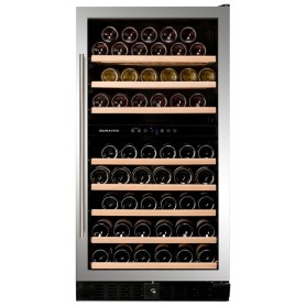 Dunavox Grande 94, frigorifero per vino, acciaio inossidabile, DX-94.270SDSK