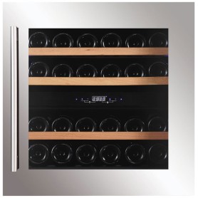 Dunavox Soul 25, frigorifero per vino, acciaio inossidabile, DAVS-25.63DSS